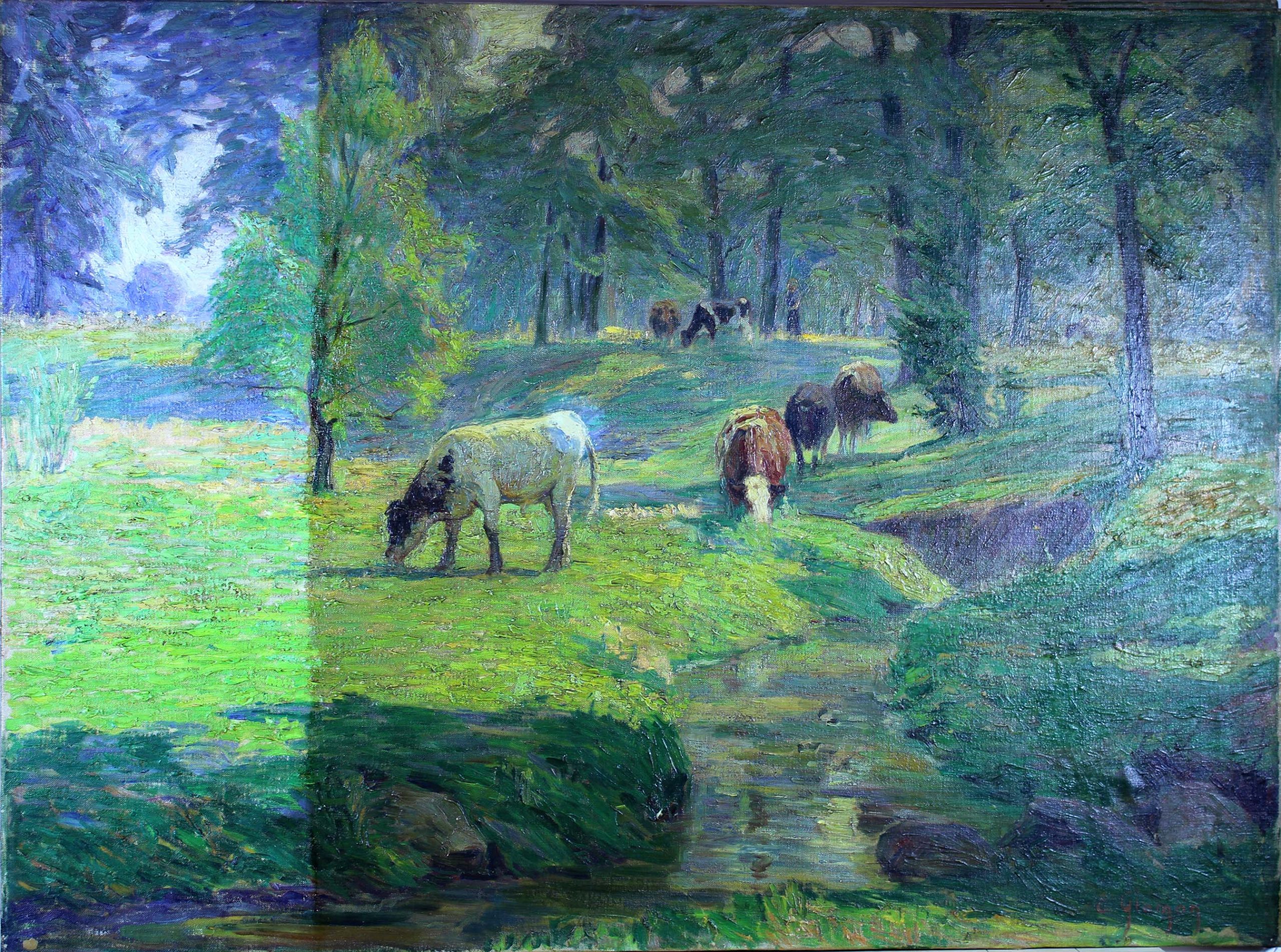 "The Pasture" by Eugenie Glaman, Vanderpoel Art Association